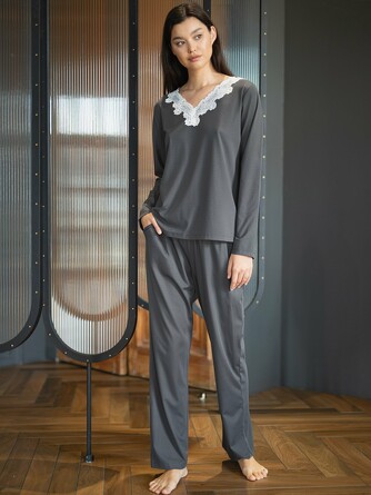 Комплект (футболка и брюки) Home&Sleepwear Opium