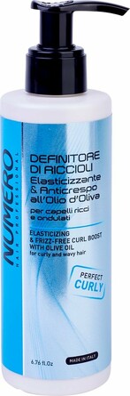 Гель для моделирования вьющихся и волнистых волос с оливковым маслом Numero, 200 мл Brelil