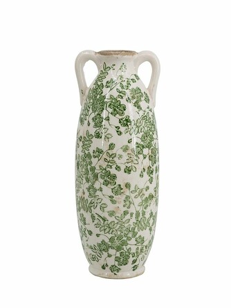 Ваза с ручками 13х13х35см Glasar