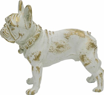 Фигурка Бульдог, под старину 15x7x13см Glasar