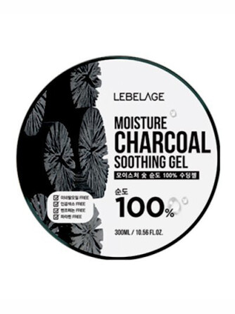 Гель для лица и тела с углем увлажняющий успокаивающий, 300 мл Lebelage