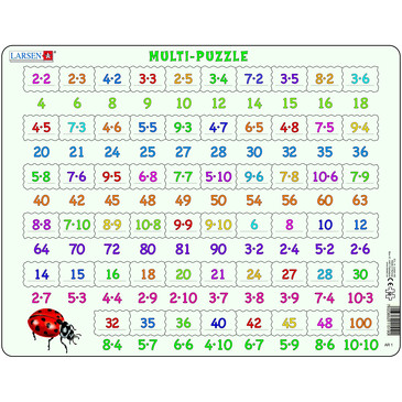 Пазл. Пазл Умножение Larsen