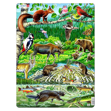 Пазл. Северный лес Larsen