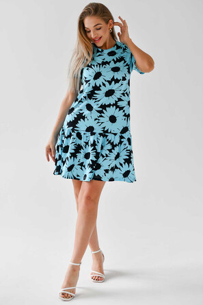 Платье с воланом Avrora Texdesign