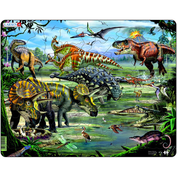 Пазл. Динозавры Larsen