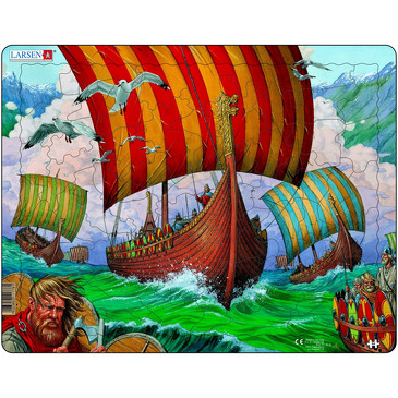 Пазл. Корабли викингов Larsen