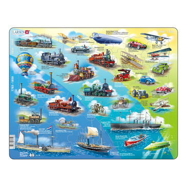Пазл. История транспорта Larsen