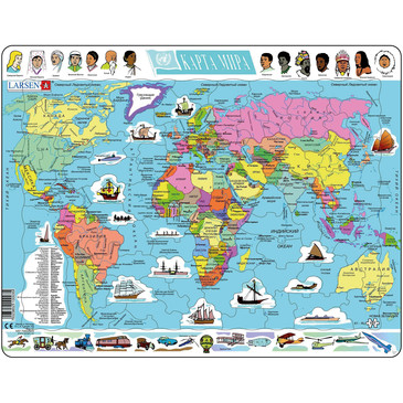 Пазл. Земля (Русский) Larsen