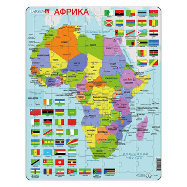 Пазл. Африка (Русский) Larsen