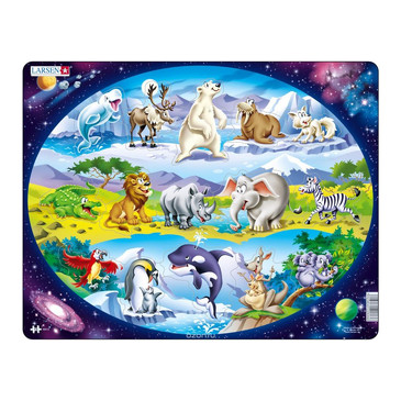 Пазл. Планета животных Larsen