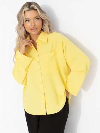 Рубашка свободного кроя Создала себя сама Charuttimoda