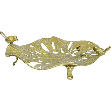 Блюдо с птичками 33х30х9см Glasar