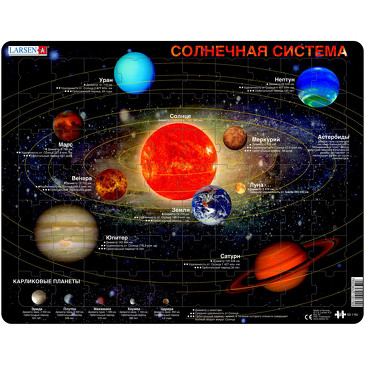 Пазл. Солнечная система (Русский) Larsen