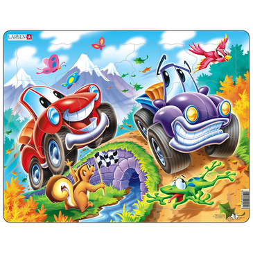 Пазл. Машины Larsen