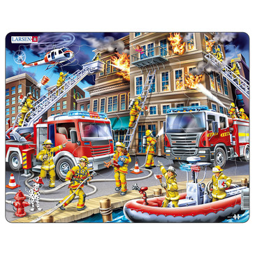 Пазл. Пожарные Larsen