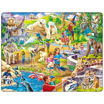 Пазл. Зоопарк Larsen