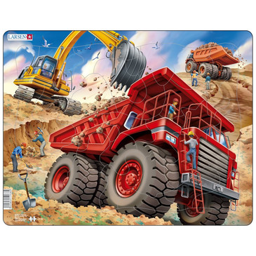 Пазл. Самосвал Larsen