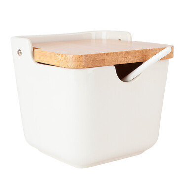 Солонка с ложкой Naturel, 11,5х11,5х11 Nouvelle