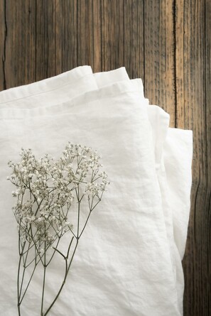 Простыня без резинки из льна Linen Texture