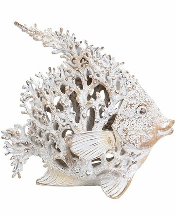 Декор настольный Коралловая рыбка 28х16х25см Glasar