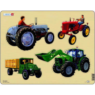 Пазл. Трактор Larsen