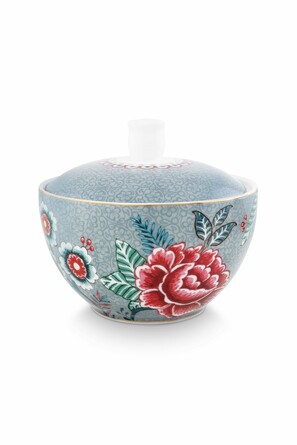 Сахарница Flower Festival Light Blue, 300 мл Pip Studio