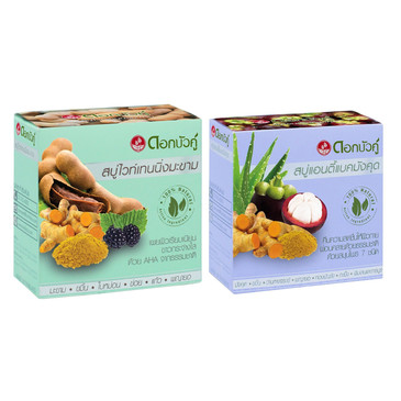Мыло с тайскими травами и фруктами, 2х85 г Twin Lotus