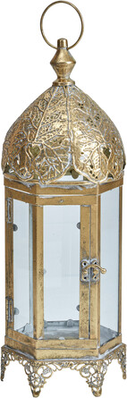 Подсвечник в виде фонаря Эфиопия 18х18х50см Glasar
