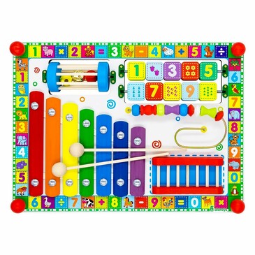 Игра развивающая Бизиборд Rainbow BusyBoard, 40x30x6 см Alatoys