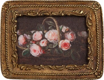 Картина настольно-настенная Цветы, масло 9х2х12см Glasar