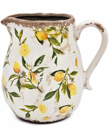 Кувшин с лимонами 20х17х20см Glasar