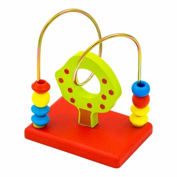 Игрушка развивающая Лабиринт Яблоня, 13x10x7 см Alatoys