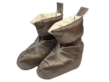 Сапожки-носочки пуховые Comfort Socks Travel Milk Chocolate German Grass