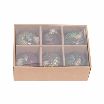 Набор украшений елочных (6 шт.) 7,6 см Roomers 