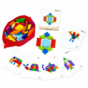 Игра настольная Мозаика Фигурки, 22,5x16,5x4 см Alatoys