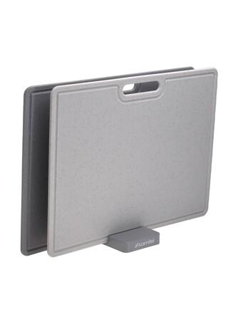 Набор разделочных досок на подставке (2 досточки+подставка) 40x30x0,6 см Kamille