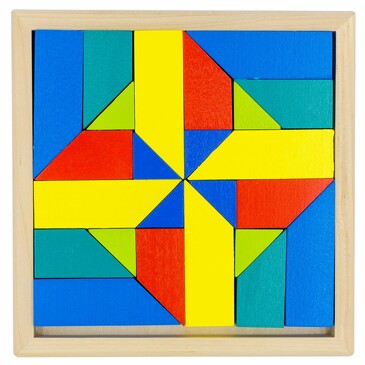 Игра настольная Мозаика Лучики, 26,5x26,5x3,3 см Alatoys