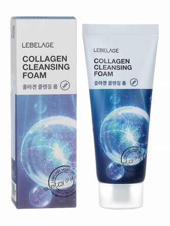Пенка для лица очищающая с коллагеном lebelage cleansing foam 100 мл Lebelage