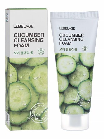 Пенка для лица очищающая с огуречным экстрактом cleansing foam 100 мл Lebelage