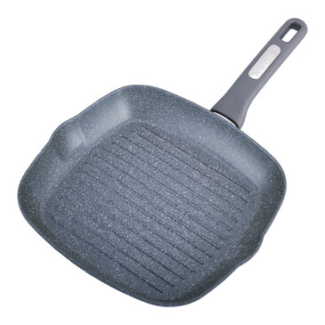 Сковорода-гриль 27х27х4см с антипригарным покрытием Kamille