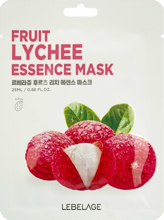 Маска для лица тканевая с экстрактом личи, 25 мл Lebelage