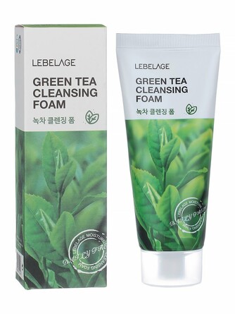 Пенка для лица очищающая с экстрактом зеленого чая cleansing foam 100 мл Lebelage