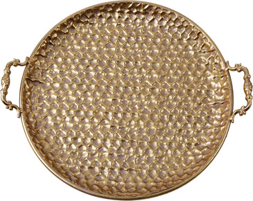 Поднос круглый 44x39x7 см Glasar