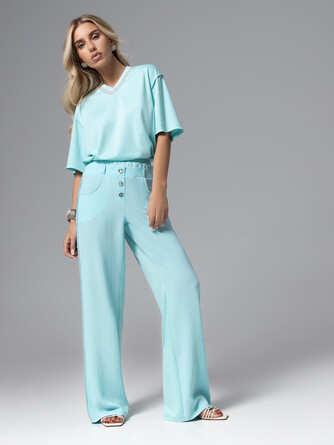 Брюки с двойным поясом Раскованный шик Charuttimoda