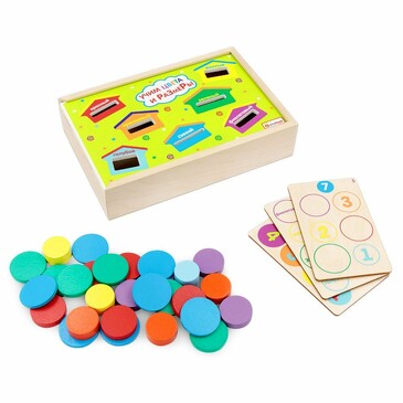 Игра развивающая Сортер Учим цвета и размеры, 26,5x18x6 см Alatoys
