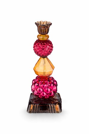 Подсвечник Pip Studio Bead Red-Yellow, 23,5 см Pip Studio