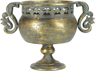 Ваза металлическая 33x21x24см Glasar