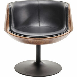 Кресло вращающееся Club Walnut, 68x62 см Kare