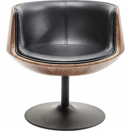 Кресло вращающееся Club Walnut, 68x62 см Kare